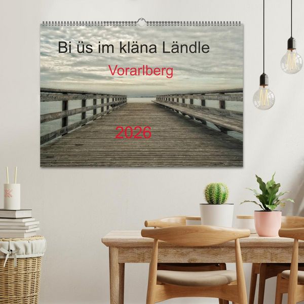 Produktbild: Bi &uuml;s im kl&auml;na L&auml;ndle - Vorarlberg 2026 (Wandkalender 2026 DIN A2 quer), CALVENDO Monatskalender