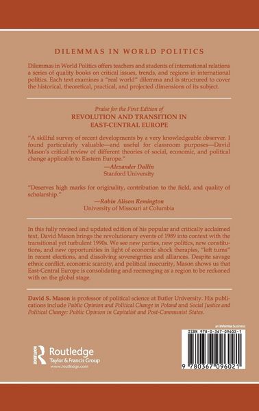 Produktbild: Revolution And Transition In East-central Europe