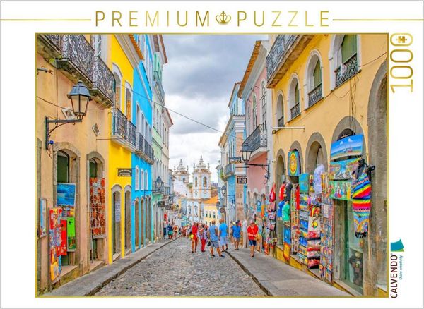 Produktbild: CALVENDO Puzzle Rua Portas do Carmo Salvador, Brasilien | 1000 Teile Lege-Gr&ouml;&szlig;e 64x48cm Foto-Puzzle f&uuml;r gl&uuml;ckliche Stunden
