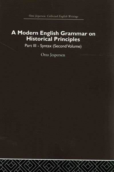 Produktbild: A Modern English Grammar on Historical Principles