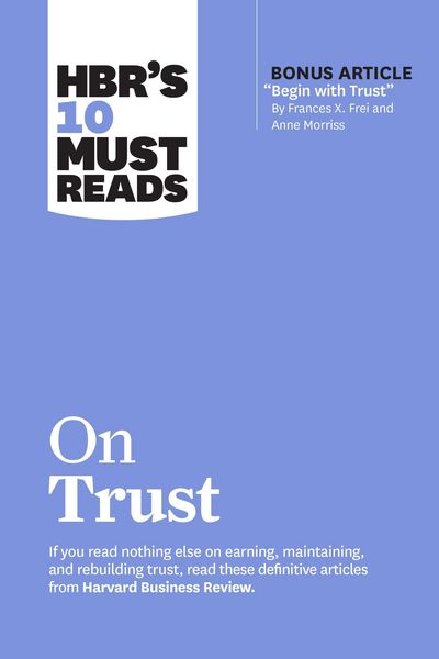 Produktbild: Hbr's 10 Must Reads on Trust