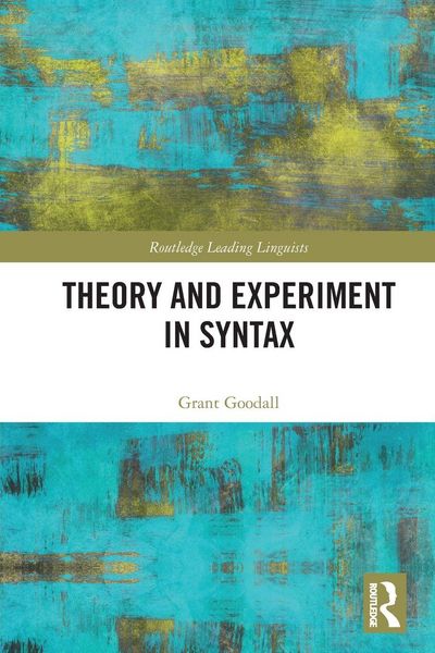 Produktbild: Theory and Experiment in Syntax
