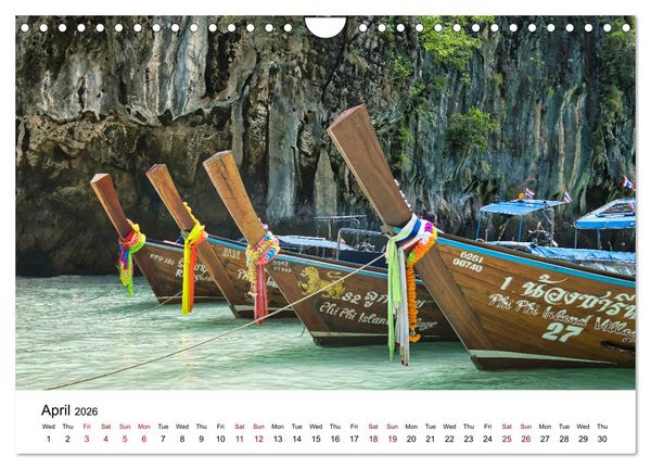 Produktbild: Amazing visit to Thailand (Wall Calendar 2026 DIN A4 landscape), CALVENDO 12 Month Wall Calendar