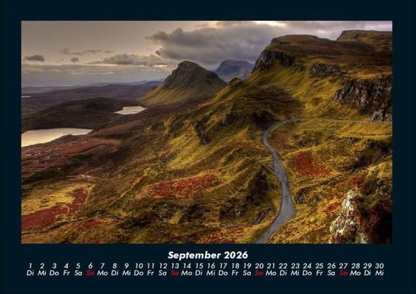 Produktbild: Landschaftskalender 2026 Fotokalender DIN A4