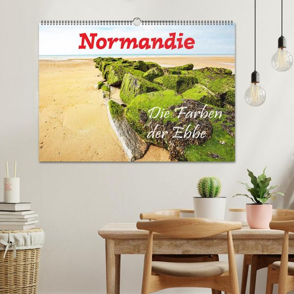 Produktbild: Normandie Die Farben der Ebbe (Wandkalender 2026 DIN A2 quer), CALVENDO Monatskalender