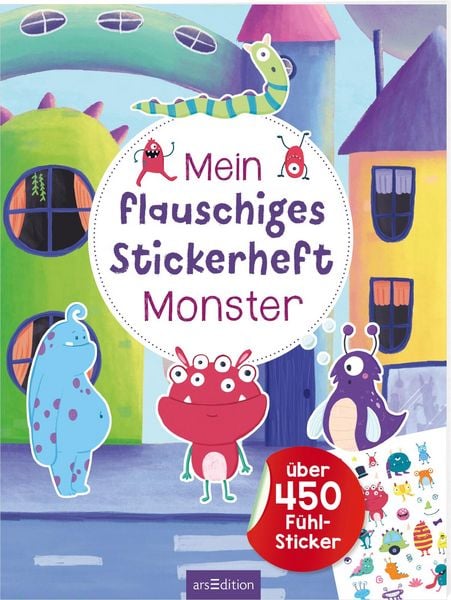 Produktbild: Mein flauschiges Stickerheft &ndash; Monster