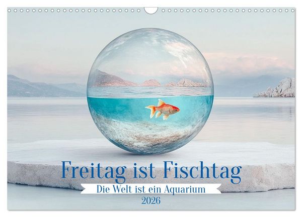 Produktbild: Freitag ist Fischtag (Wandkalender 2026 DIN A3 quer), CALVENDO Monatskalender