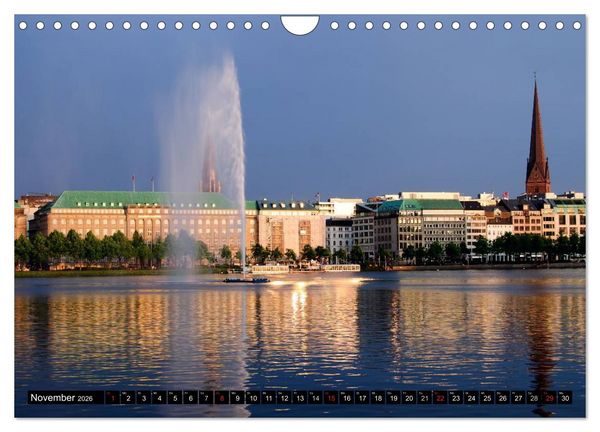 Produktbild: Hamburg - Alster (Wandkalender 2026 DIN A4 quer), CALVENDO Monatskalender