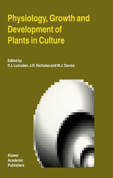 Produktbild: Physiology, Growth and Development of Plants in Culture