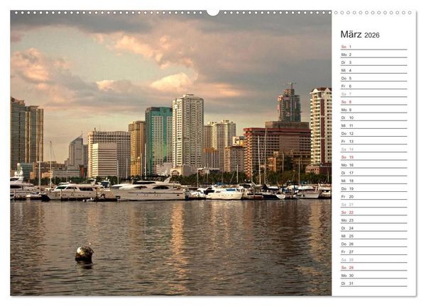 Produktbild: Skylines weltweit (Wandkalender 2026 DIN A2 quer), CALVENDO Monatskalender