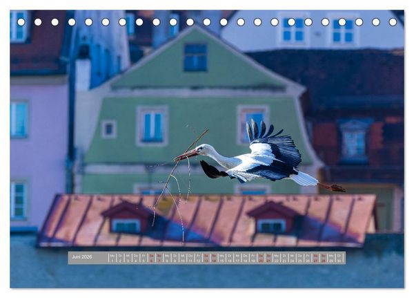 Produktbild: Regensburg Mittelalterliche Stadt mit Flair an der Donau (Tischkalender 2026 DIN A5 quer), CALVENDO Monatskalender
