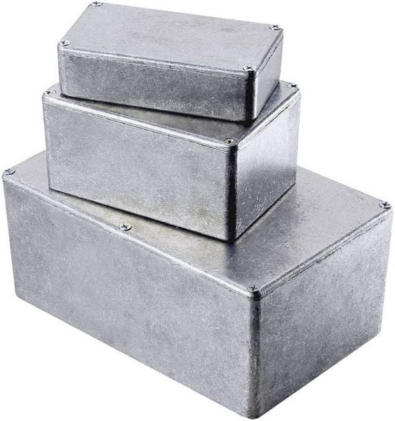 Produktbild: Hammond Electronics 1590L Universal-Geh&auml;use 100 x 50 x 25 Aluminium Druckguss Aluminium 1 St.