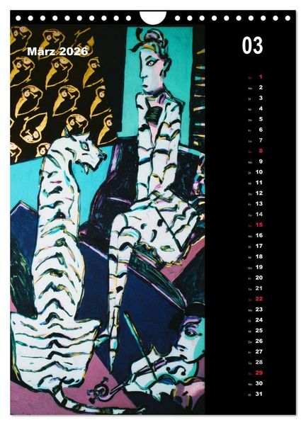 Produktbild: Wolf-Dieter Pfennig Kalender (Wandkalender 2026 DIN A4 hoch), CALVENDO Monatskalender