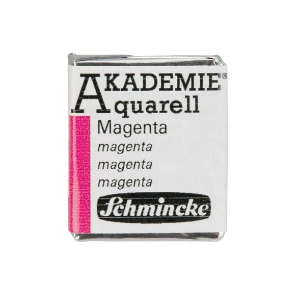Schmincke Akademie Aquarell 1/2 Näpfchen, Magenta