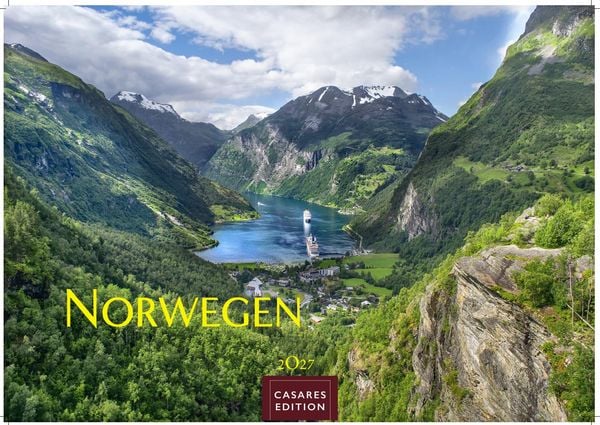 Norwegen Kalender 2027 – Wandkalender | Fotokalender Nordeuropa 35x50cm Grosses Format - Mit 12 atemberaubenden Norwegen-Fotografien, die die