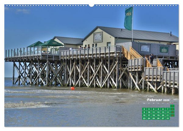 Produktbild: St. Peter-Ording (Wandkalender 2026 DIN A2 quer), CALVENDO Monatskalender