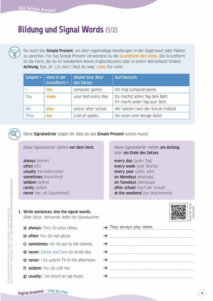 Produktbild: English Grammar &ndash; step by step