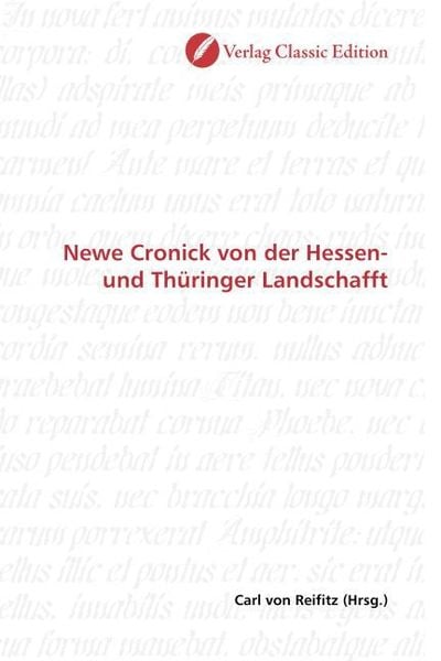 Produktbild: Newe Cronick von der Hessen- und Th&uuml;ringer Landschafft