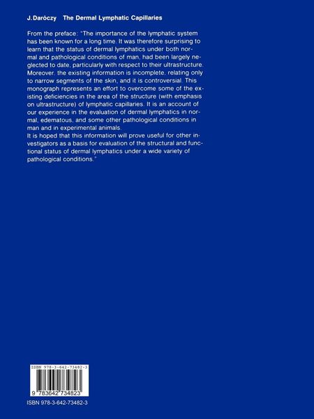 Produktbild: The Dermal Lymphatic Capillaries