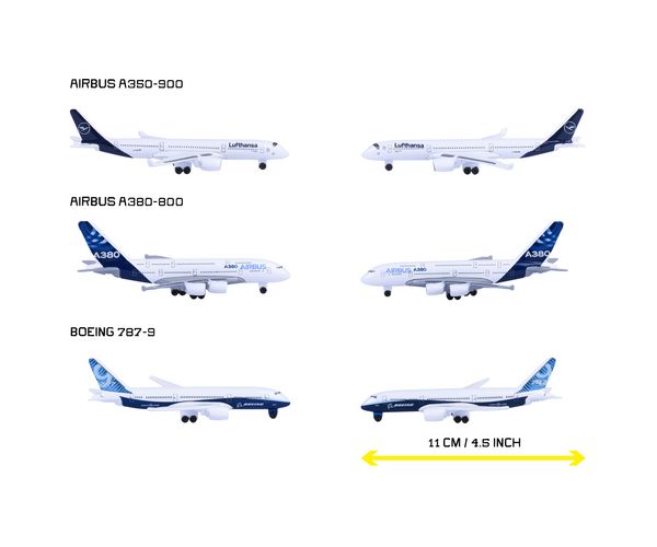Produktbild: Airplane Assortment, 3-sort.