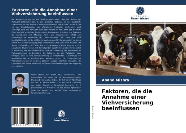 Faktoren, die die Annahme einer Viehversicherung beeinflussen, Taschenbuch von Anand Mishra, Verlag Unser Wissen, 9786204023229