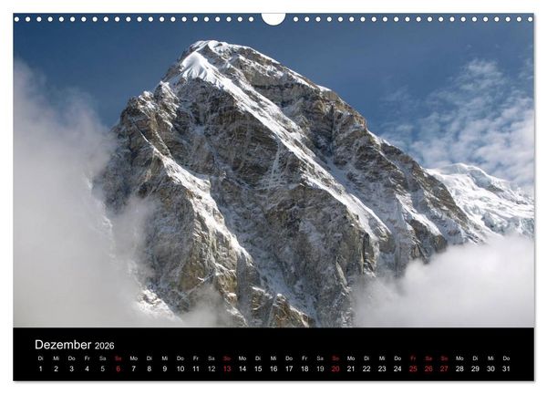 Produktbild: Majest&auml;tische Bergwelten - Der Everest Trek (Wandkalender 2026 DIN A3 quer), CALVENDO Monatskalender