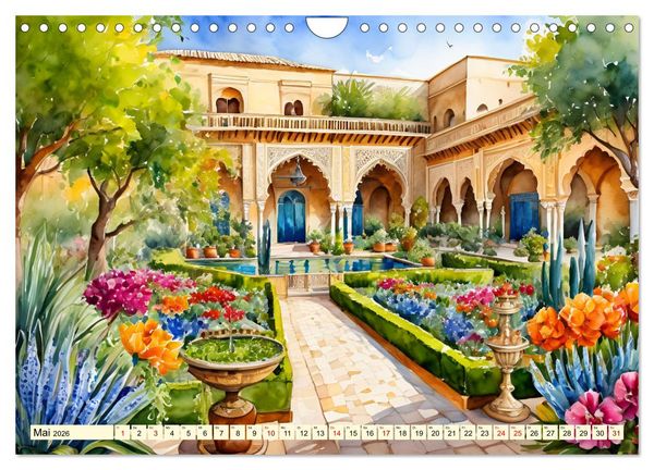 Produktbild: Faszination Spanien (Wandkalender 2026 DIN A4 quer), CALVENDO Monatskalender