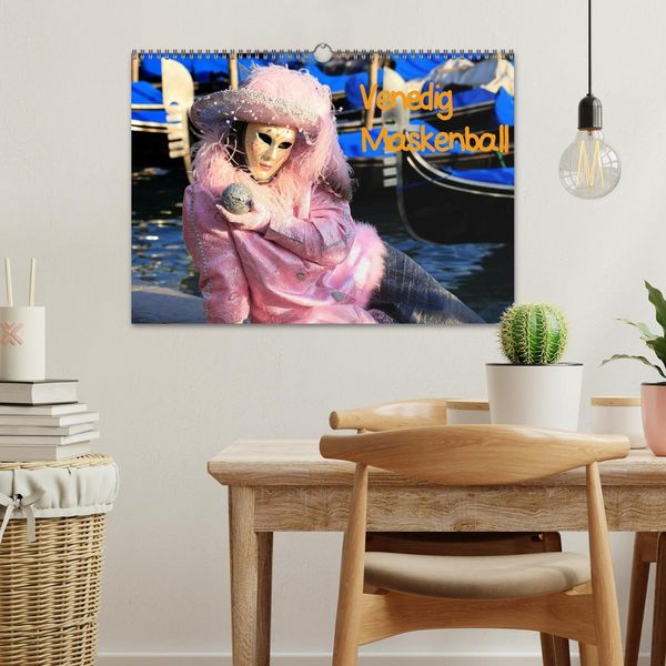 Produktbild: Venedig Maskenball (Wandkalender 2026 DIN A3 quer), CALVENDO Monatskalender