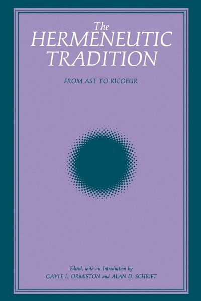 Produktbild: The Hermeneutic Tradition