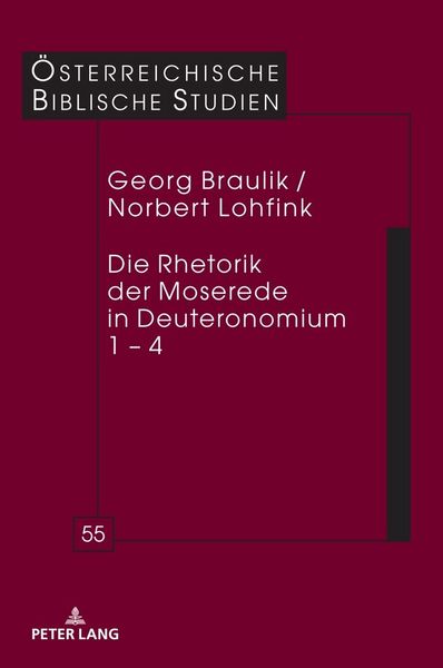 Produktbild: Die Rhetorik der Moserede in Deuteronomium 1&ndash;4