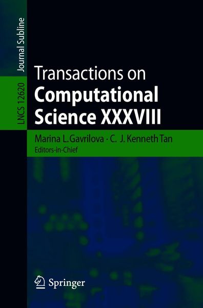 Produktbild: Transactions on Computational Science XXXVIII