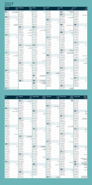 Produktbild: Vintage Voyage Kalender 2027 - 30x30 - Art12