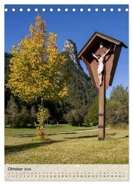 Produktbild: Feldkreuze im bayerischen Oberland (Tischkalender 2026 DIN A5 hoch), CALVENDO Monatskalender