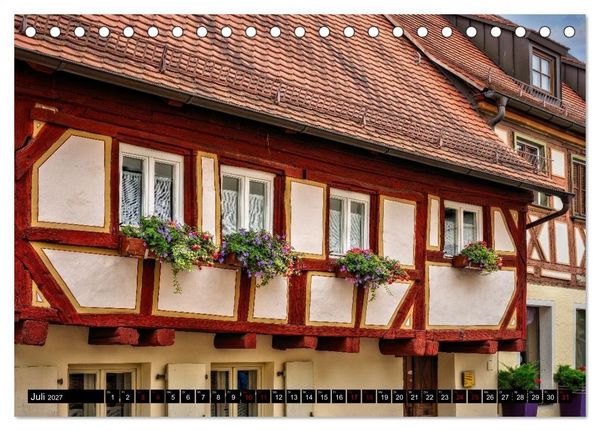 Produktbild: Impressionen der Altstadt Herzogenaurach (Tischkalender 2027 DIN A5 quer), CALVENDO Monatskalender