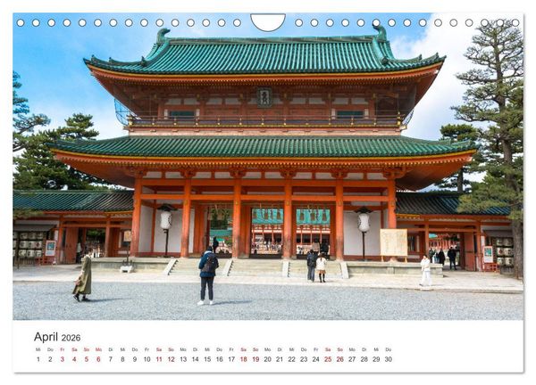 Produktbild: Tempel in Japan (Wandkalender 2026 DIN A4 quer), CALVENDO Monatskalender