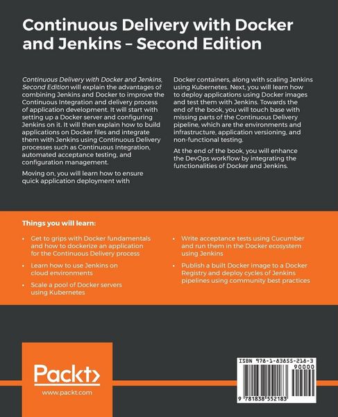 Produktbild: Continuous Delivery with Docker and Jenkins - Second Edition