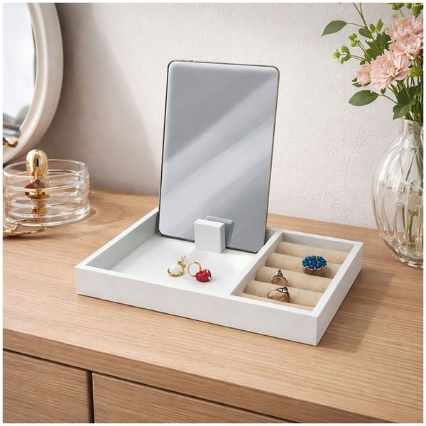 HTI-Living Schmuckkästchen Viola Weiß Schmuckkästchen Viola Weiß