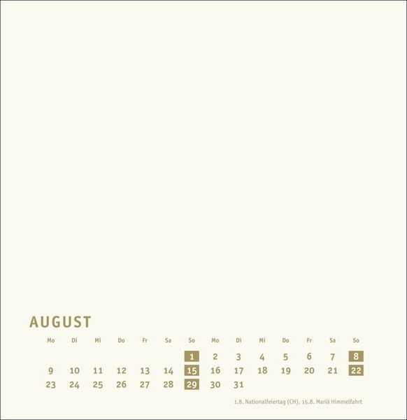 Produktbild: Premium-Bastelkalender gold gro&szlig; 2027