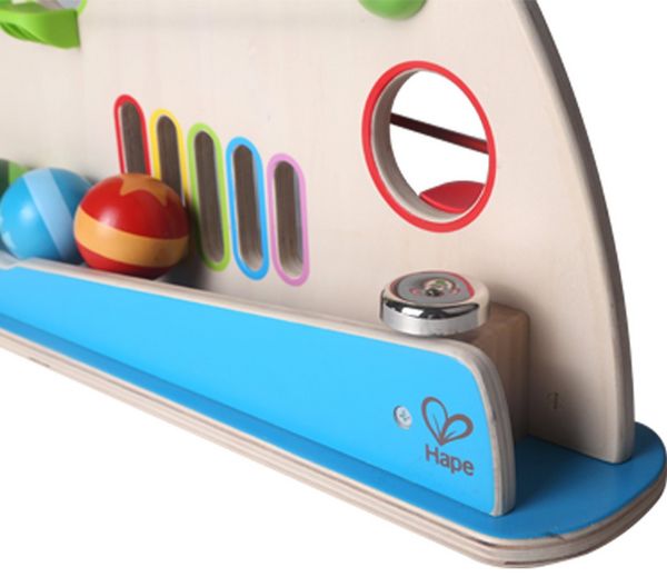 Produktbild: Bunte Holzkugeln, Gef&auml;lle, Tunnel und Rollbahnen auf beiden Seiten der Kugel-Rennbahn &ndash; das ist rasanter Spielspa&szlig;! Super f&uuml;r die Kleinsten, denn sie k&ouml;nnen mit den Augen den rollenden Kugeln folgen.