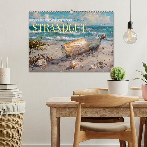 Produktbild: Strandgut (Wandkalender 2026 DIN A3 quer), CALVENDO Monatskalender
