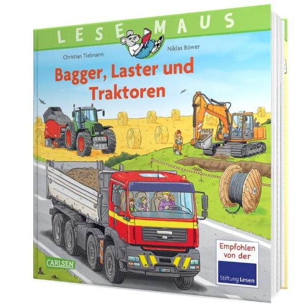 Produktbild: LESEMAUS Sonderbände: Bagger, Laster und Traktoren – Alles über Fahrzeuge