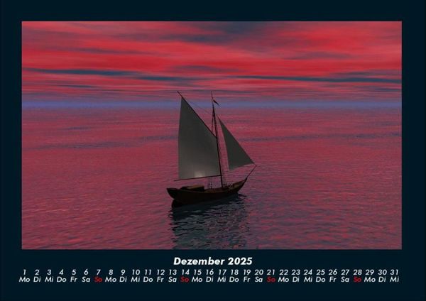 Produktbild: Boote und Segelschiffe 2025 Fotokalender DIN A4