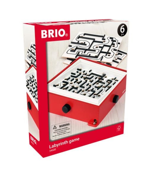 BRIO - Labyrinth mit Übungsplatten, rot