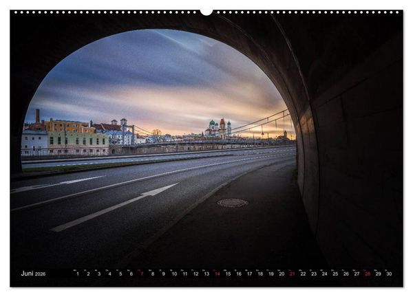 Produktbild: Passau, das Venedig Bayerns (hochwertiger Premium Wandkalender 2026 DIN A2 quer), Kunstdruck in Hochglanz