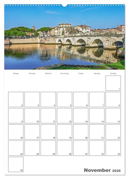 Produktbild: Italiens Sch&ouml;nheit - Terminplaner (hochwertiger Premium Wandkalender 2026 DIN A2 hoch), Kunstdruck in Hochglanz