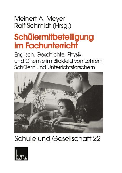 Produktbild: Sch&uuml;lermitbeteiligung im Fachunterricht