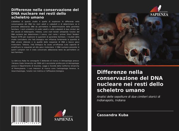 Produktbild: Differenze nella conservazione del DNA nucleare nei resti dello scheletro umano