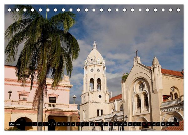 Produktbild: Panama Stadt (Tischkalender 2026 DIN A5 quer), CALVENDO Monatskalender