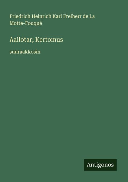 Produktbild: Aallotar; Kertomus
