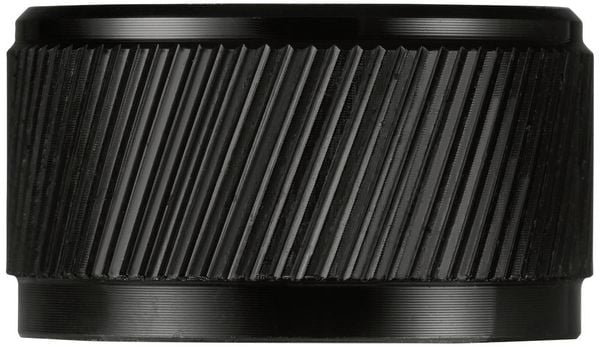 Produktbild: TRU COMPONENTS TC-11613816 Drehknopf mit Knopfmarkierung Schwarz (&Oslash; x H) 30 mm x 17 mm Aluminium 1 St.
